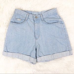 Riders by Lee High Waisted Light Wash Denim Shorts